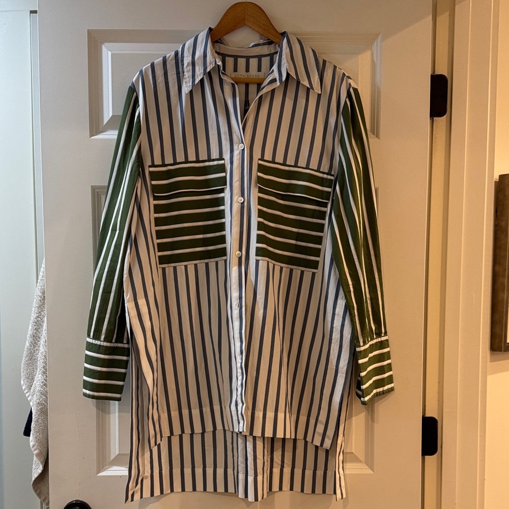 Lara Krude Italian Cotton made in Poland Etta Shirt in Variation 1